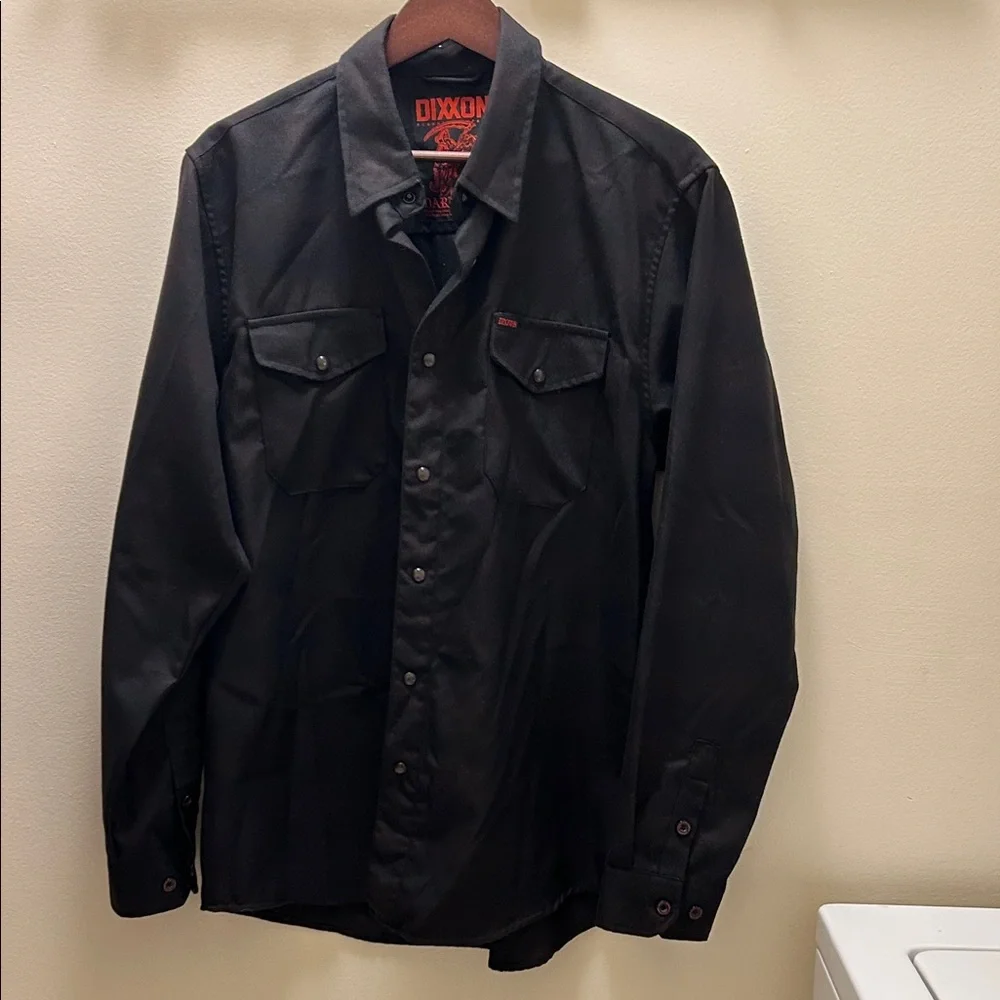 DIXXON Men's “Darkness” Black Flannel - Picture 1 of 3